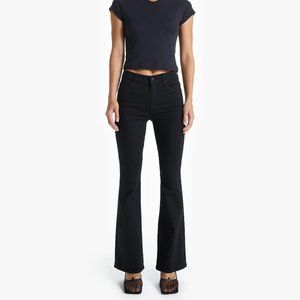 Mother Denim, the Weekender, Size 27, color black (not guilty)